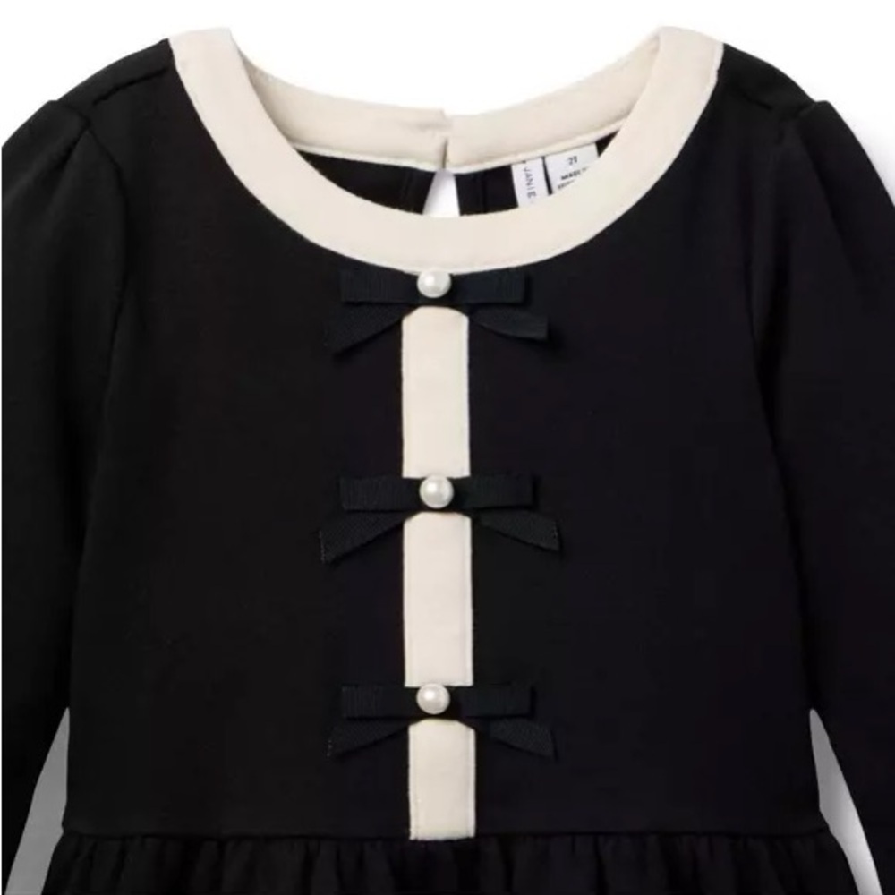 Janie & Jack Bow Peplum Top Size 7 - Picture 3 of 7